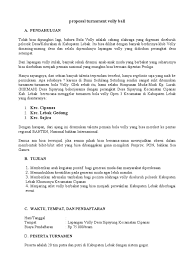 Check spelling or type a new query. Proposal Turnament Volly Ball Pdf