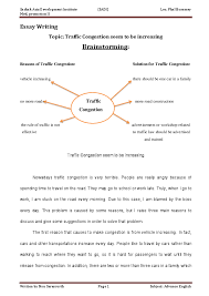 When too many packets are transmitted through a network, congestion occurs t very high traffic, performance collapses. Doc Essay Writing Of Traffic Congestion Sereyrorth Nou Academia Edu
