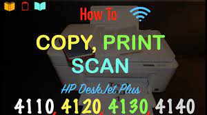 Open hp easy scan from your applications list. How To Copy Print Scan With Hp Deskjet Plus 4110 4120 4122 4130 All In One Printer Youtube