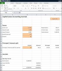 Accounting For Capital Leases Calculator Double Entry Bookkeeping