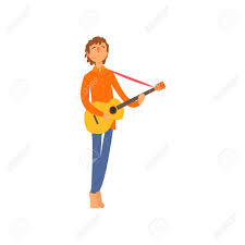 Saw something that caught your attention? Acoustic Guitar Player Vector Illustration In Primitive Cartoon Kindisch Stil Isoliert Auf Weissem Hintergrund Lizenzfrei Nutzbare Vektorgrafiken Clip Arts Illustrationen Image 55499657