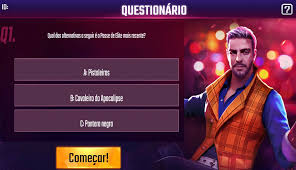 Don't forget to play on february 27 to claim the newest character, shirou. Questionario Premiado Teste Seu Conhecimento Free Fire News