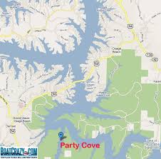 Party Cove Lake Of The Ozarks Map Lake Of The Ozarks Party Cove Map Party Cove Lake Ozarks