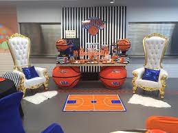 The basketball and net shaped baby shower invitation is only the beginning of this fun sports theme. Pin By Ashley On Baby Shower Things Basketball Theme Baby Shower Sports Baby Shower Boy Baby Shower Themes