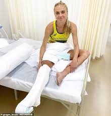 Australian record holder genevieve gregson says she is 'heartbroken' after rupturing her achilles tendon in the olympic women's 3000m steeplechase final. 7chvizpnkegzxm
