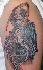 The grim reaper is a legendary character this interesting tattoo design is a favorite among men though women too have not been untouched by its attraction. The 79 Best Grim Reaper Tattoos For Men Improb
