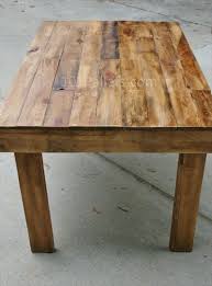 Easy To Make Pallet Wood Dining Table Pallet Furniture Wooden Pallet Projects Wood Pallets Wood Dining Room Table