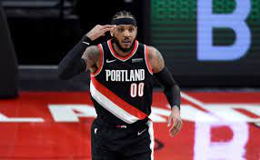 Portland trail blazers forward carmelo anthony (00) shoots. Carmelo Anthony Who Just Became The Nba S 12th All Time Leading Scorer Means More To The Portland Trail Blazers Than His Box Score Line Oregonlive Com