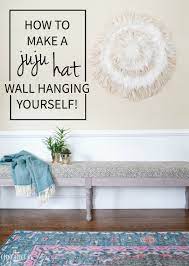 Diy Juju Hat Feather Wall Hanging The Chronicles Of Home Feather Wall Hanging Feather Wall Wall Hanging