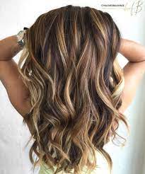 Layered highlights on long hair are stunning. 60 Looks With Caramel Highlights On Brown And Dark Brown Hair Long Brown Hair Hair Hair Styles