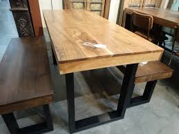 5% coupon applied at checkout. This Console Table Features A Blond Wooden Top With A Black Metal Base