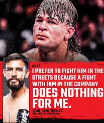 Yair Rodriguez says that he would rather fight Diego Lopes in the streets  than in the UFC!🥊