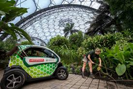 Each domed garden houses a plethora of plants from all over the earth, including the largest rainforest in captivity. Eden Project On Twitter The Renault Uk Twizy Electric Vehicle Has Zero Tailpipe Emissions So Our Gardeners Can Drive It Inside Our Rainforest Biome Https T Co Godqr7vcjs
