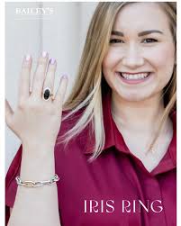 I am overjoyed to announce the Iris Ring! This design has been a dream of  mine since my junior year of college, in hopes to elevate the iconic  Meredith College Onyx. Because