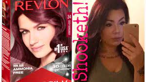 This pure, vegan burgundy dye provides brunettes with dark undertones. Revlon Colorsilk Hair Dye Review Demo Deep Burgundy Tips On How To Make Your Color Last Youtube