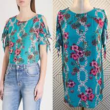 See more ideas about floral pattern, floral, pattern. Sandro Tops Sandro Turquoise Viva Floral Print Tiedetail Top Poshmark