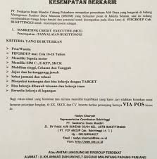 Pls rate ^^ bila thread ini berguna menurut anda tanpa mengurangi rasa hormat ke mbah nitrogliserin sebagai ts dari thread sebelumnya dan kaskuser batam yang lain. Lowongan Kerja Fif