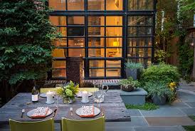 City Garden In Washington Dc Modern Stone Patio Patio Garden Designers Serving Dc Md Va Small City Garden Patio Garden Small Patio Garden