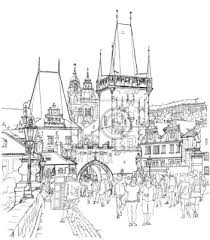 Stavba nového mostu začala v roce 1357 pod záštitou krále karla iv. Panorama Prahy Pohled Na Karluv Most A Reku Vltavu Fototapeta Fototapety Praha Obraz Mesta Vymera Myloview Cz