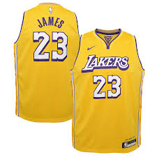 Find the latest in lebron james merchandise and memorabilia, or check out the rest of our los angeles lakers gear for the whole family. Youth Los Angeles Lakers Lebron James Nike Yellow Swingman Jersey Jersey City Edition