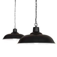 Industrial pendant lighting industrial decor is so chic! Portland Reclaimed Style Industrial Pendant Light Matt Black Elesi