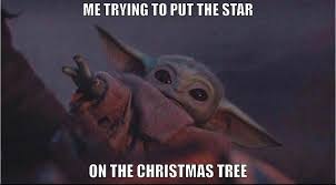 Baby Yoda On Instagram Merry Christmas 22 Days Till Christmas Starwarsmemes Starwars Funnyvideos Yoda Meme Star Wars Memes Funny Relatable Memes