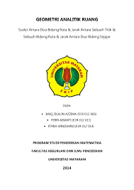 Savesave geometri analitik bidang dan ruang for later. Kumpulan Soal Dan Jawaban Geom Analitik Bidang Dan Ruang Contoh Soal Geometri Bidang Datar Dan Jawabannya Barisan Contoh Soal Geometri Analitik Bidang Dan Ruang Tugas Mandiri