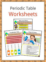 20 best images of periodic trends worksheet answers key. Periodic Table Facts Worksheets Arrangement Properties History Kids