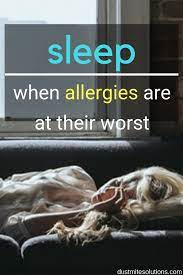 How To Sleep With Bad Allergies Bad Allergies Congested Nose Allergies
