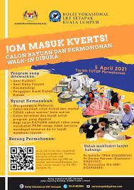 Jalan genting klang 53300 kuala lumpur malaysia. Permohonan Secara Official Kolej Vokasional Ert Setapak Facebook