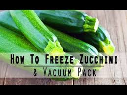 Move the zucchini into a colander to drain for a few minutes, then pat dry with paper towels. Secrets To Freezing Zucchini Squash Raw The Best Way To Preserve Using A Vacuum Sealer Youtube
