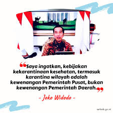 Pemerintah daerah hanya bagian atau karena pemerintah daerah merupakan bagian dari sistem pemerintah nasional, maka antara pemerintah pusat dan pemerintah daerah terdapat. Sekretariat Kabinet Republik Indonesia Kebijakan Kekarantinaan Kesehatan Adalah Kewenangan Pemerintah Pusat Sekretariat Kabinet Republik Indonesia