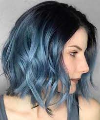 45 Stunning Hair Color Trends For Girls Hairstylesvila Short Ombre Hair Blue Ombre Hair Light Blue Hair