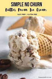 Homemade Butter Pecan Ice Cream Recipe Butter Pecan Ice Cream Pecan Ice Cream Butter Pecan