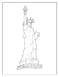 Cut out the shape and use it for coloring, crafts, stencils, and more. Free Printable Statue Of Liberty Coloring Pages For Kids