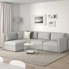 Vallentuna Modular Corner Sofa 3 Seat With Storage Orrsta Light Gray Ikea Modular Corner Sofa Vallentuna Sofa Bed With Storage