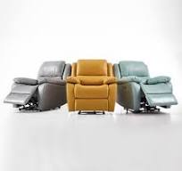 LINSY Modern Single Leather Recliner Sofa Chair LS170SF3 ...