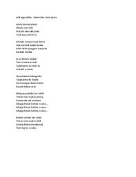 Yuk, simak lirik lagu tiada lagi. Lirik Lagu Zivilia