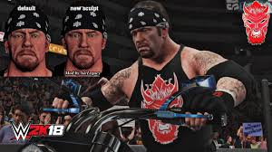 Wwe 2k18 for apk android is now finally made released on the windows. Wwe 2k18 The Undertaker Younger Face Big Evil 2002 03 Pc Mod W Titantron Youtube