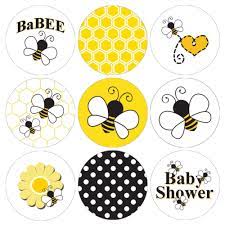 4.9 out of 5 stars 16. Bumble Bee Baby Shower Favor Stickers Distinctivs Party