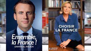 Qu'après 4 ans de pouvoir, le gouvernement en soit encore aux constats et aux instruments de mesure de la délinquance a quelque chose de glaçant. Presidentielle Emmanuel Macron Et Marine Le Pen Devoilent Leurs Nouvelles Affiches De Campagne