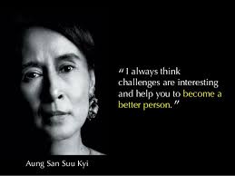 Ms suu kyi is the daughter of myanmar's independence hero, general aung san. Aung San Suu Kyi Quotes Image Quotes At Relatably Com