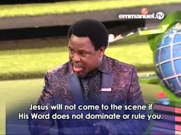 Joshua has not given any prophecy regarding this. The Secret Behind Miracles Tb Joshua T B Joshua Prayers For Healing Joshua