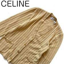 celine セリーヌ マカダム金具 チェーン カーディガン ニット レディース 低価格 52.0%OFF www.taxiheli.ru