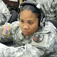 U.S. Army 1st Lt. John R. Rogers of Atlanta with the