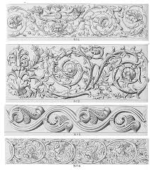 Flower wallpaper floral pattern josephine leaf motif. A Brief History Of The Scroll Pattern The Thread Blog