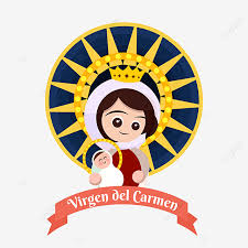 El municipio se encuentra a una altura de 1950 m sobre el nivel del mar, con una temperatura media de 20 °c. Virgen Del Carmen Mit Sonnenstrahlen Png Event Poster12 Virgen Del Carmen Png Und Vektor Zum Kostenlosen Download