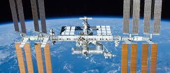 Image result for international space station through telescope