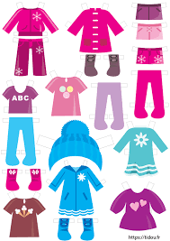 Coloriage de petite fille a imprimer watchesluxury me. Poupee Papier A Habiller Et Ses Vetements Tidou Fr