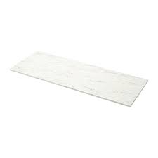 ekbacken white marble effect laminate worktop 246x2 8 cm ikea laminaat ikea spaanplaat